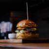 Wild salmon burger
